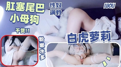 肛塞尾巴性奴小母狗调教骚货